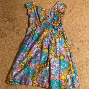 Cute Jane Andre 1950s fit and flare dress